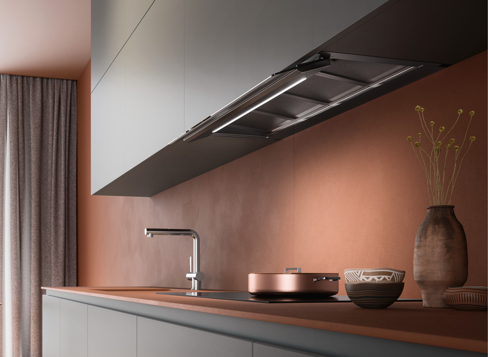 Falmec VIRGOTOUCH90W3 afzuigkap afbeelding 1