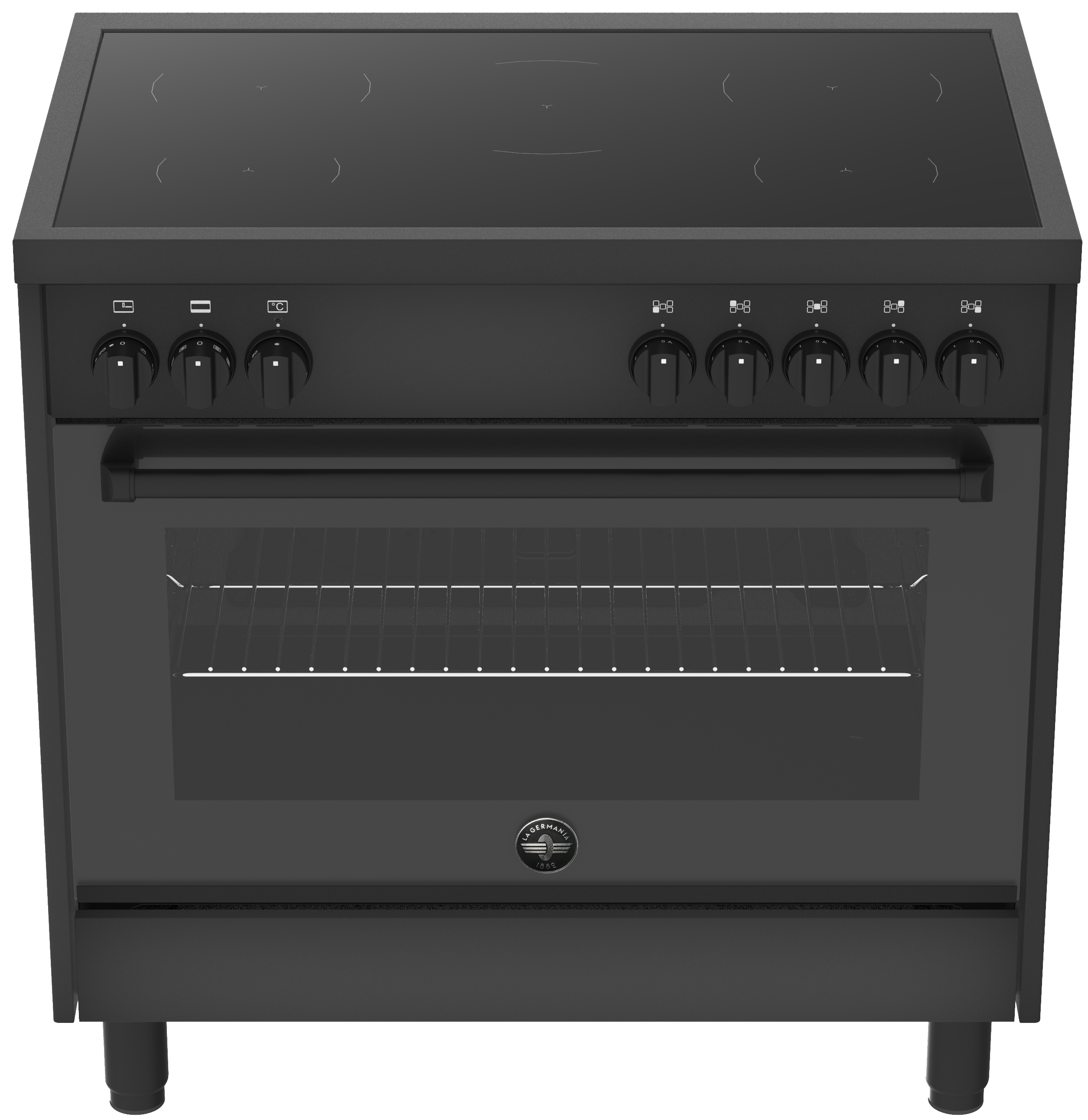 La Germania MPLAG95I1ETBK fornuis afbeelding 1