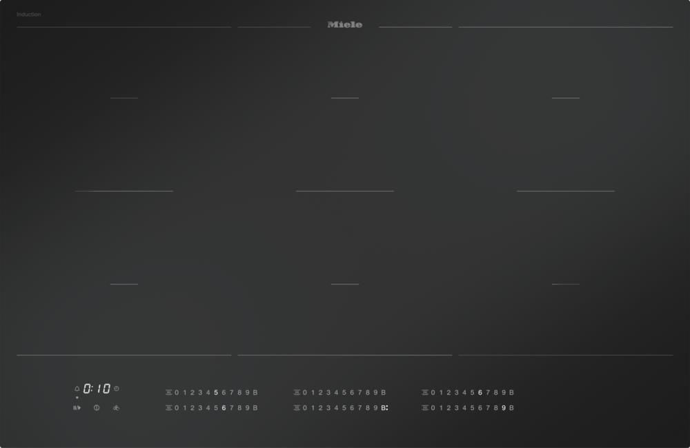 Miele KM7576FLMASW kookplaat afbeelding 1