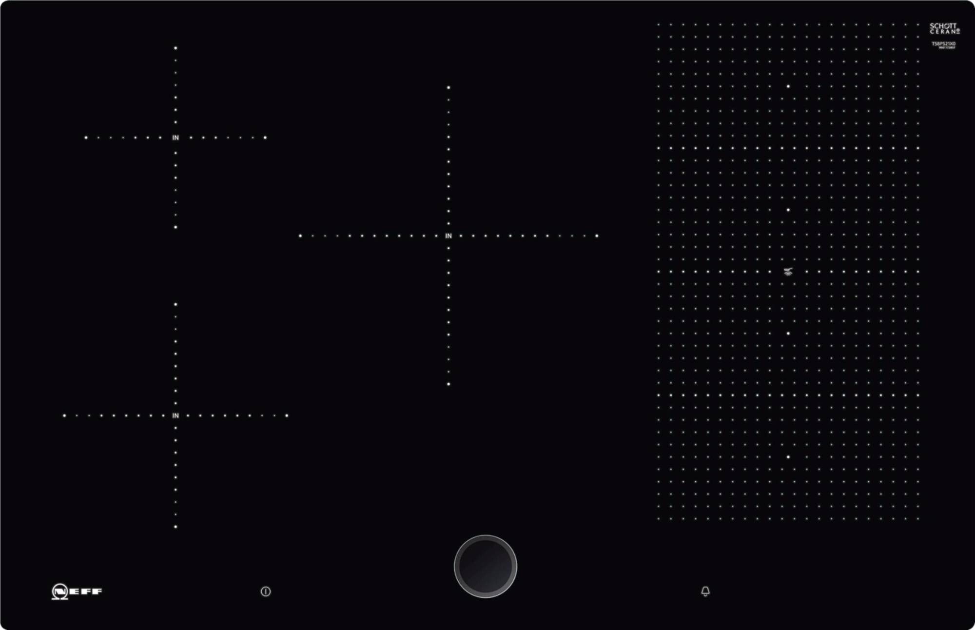 Neff T58PS21X0 kookplaat afbeelding 1