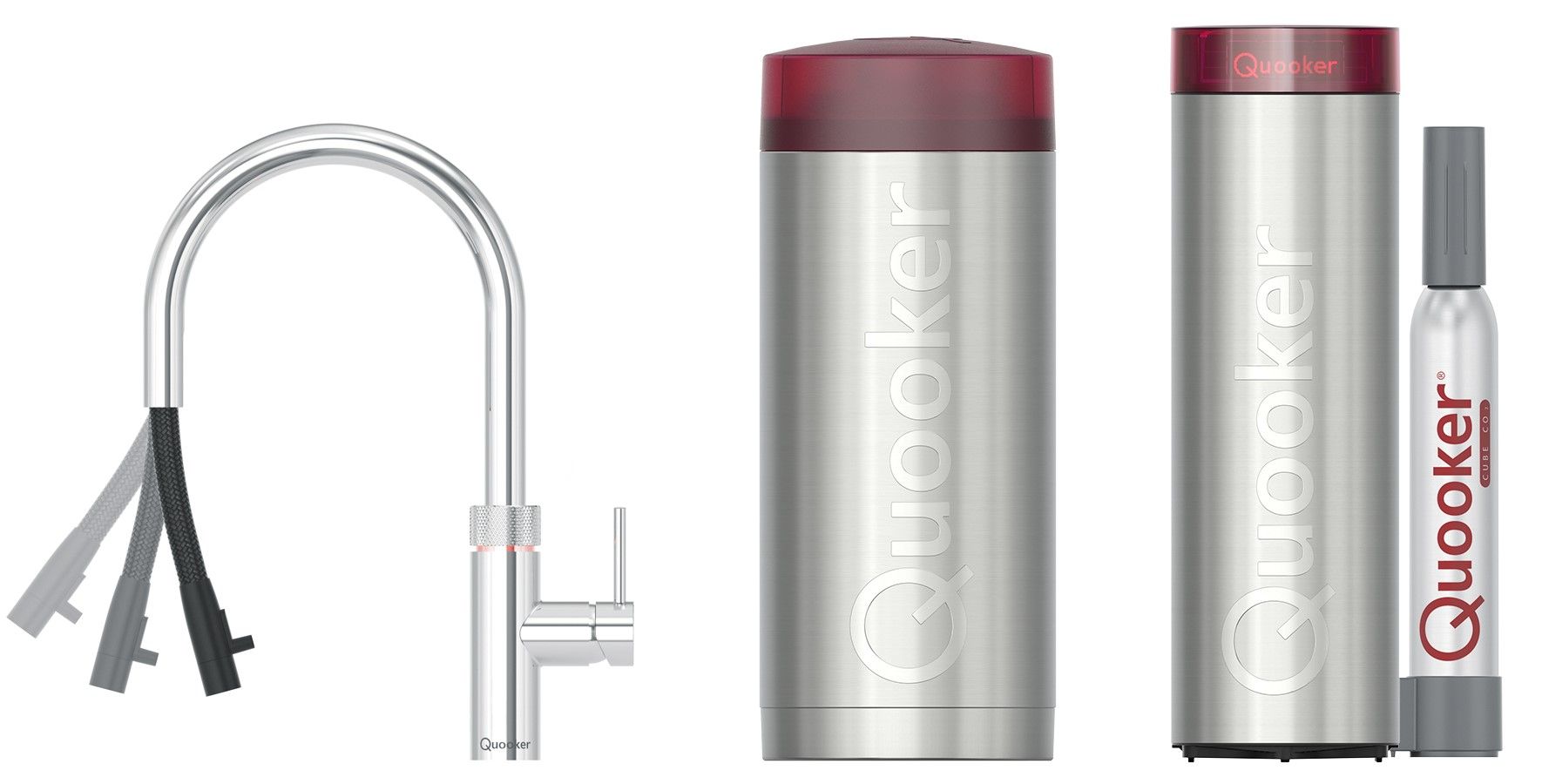 Quooker 22XCHRCUBE kokendwaterkraan afbeelding 1