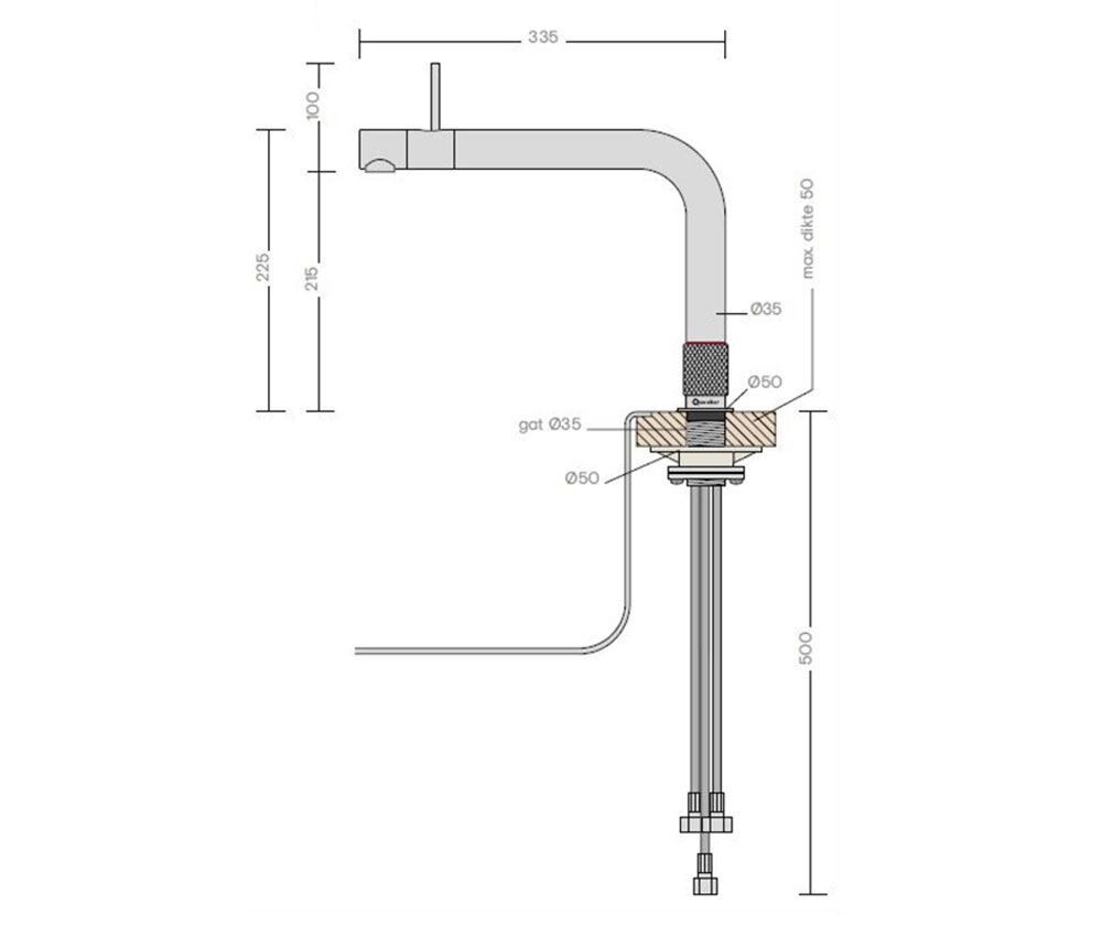 3FRONTRVSCUBE Quooker afbeelding 2
