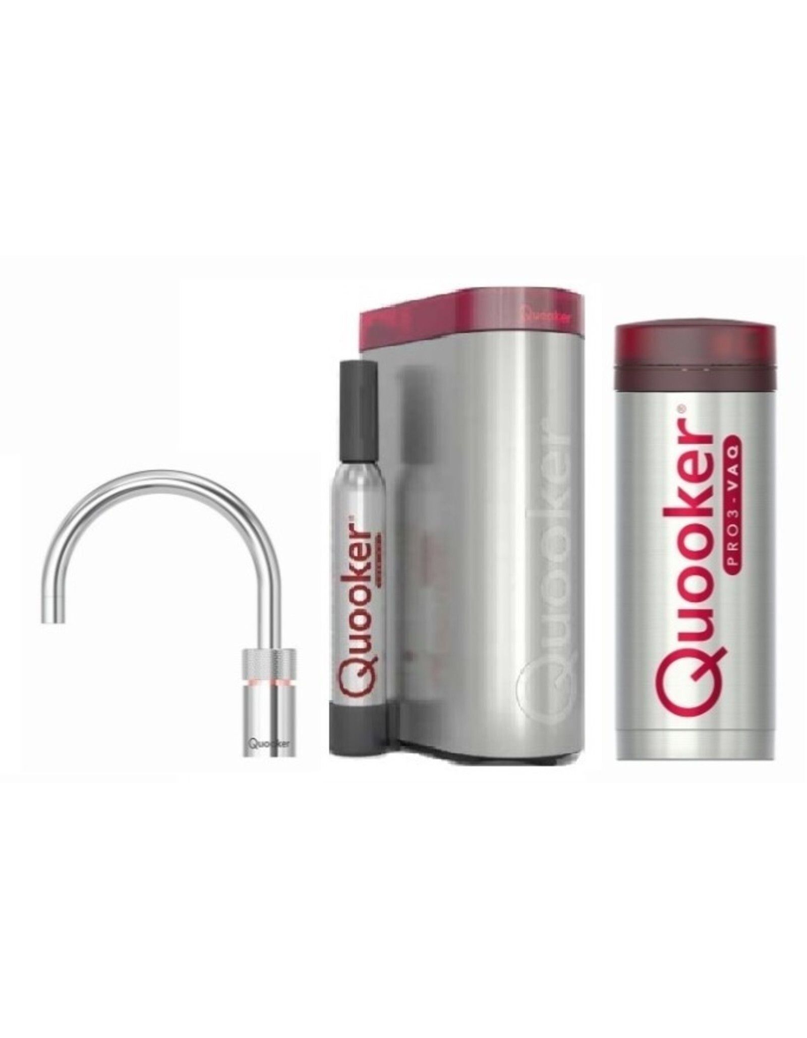Quooker 3NRCHRCUBE kokendwaterkraan afbeelding 1