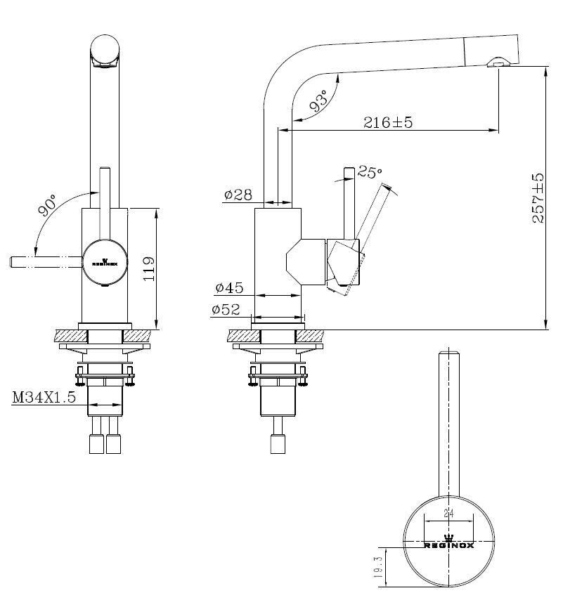 R34569 Reginox afbeelding 2