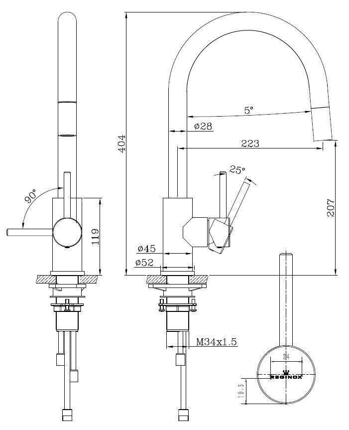 R34576 Reginox afbeelding 2