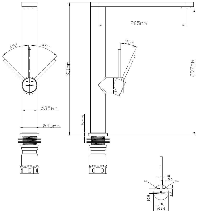R34590 Reginox afbeelding 2
