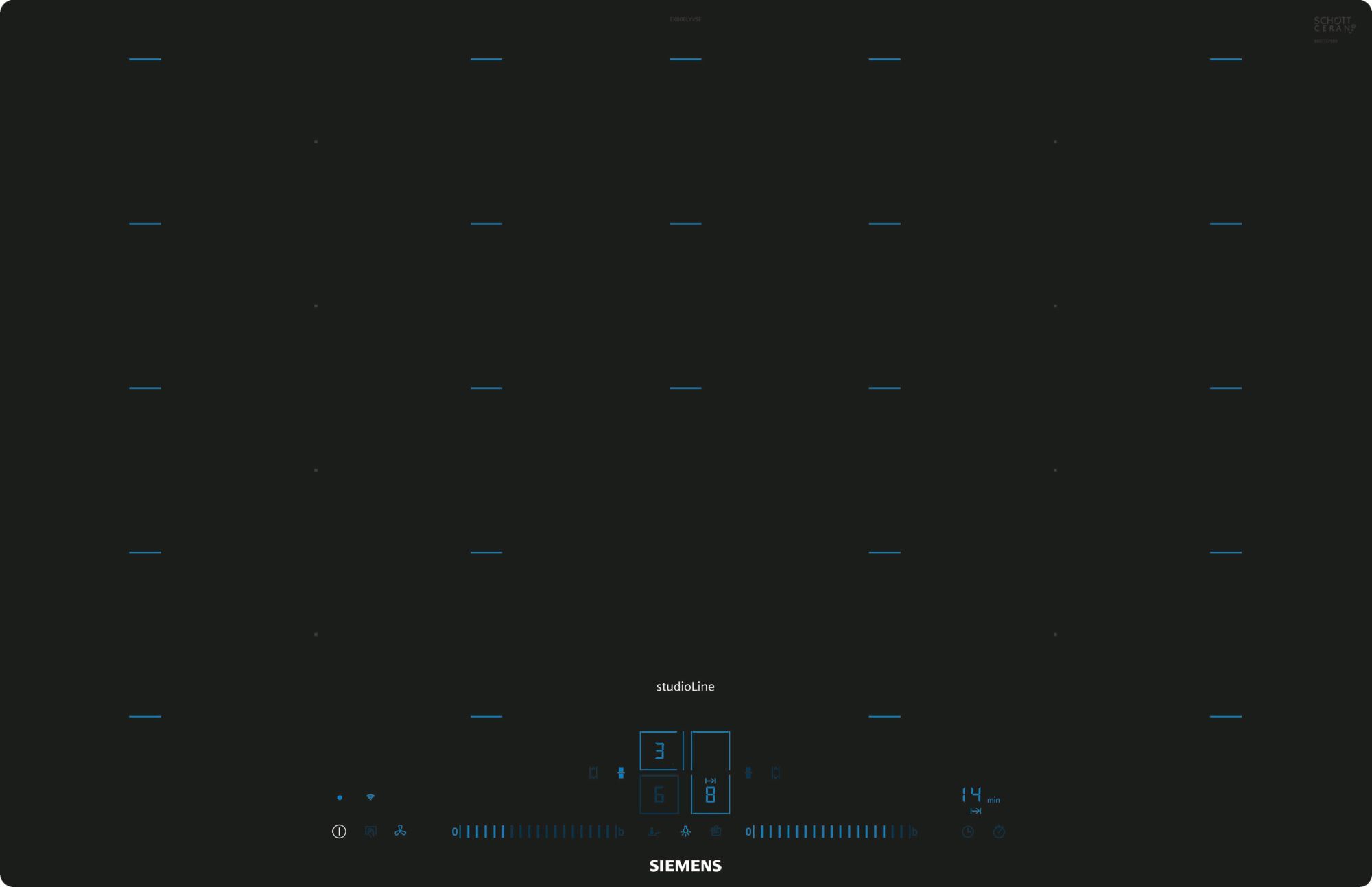Siemens EX808LYV5E kookplaat afbeelding 1