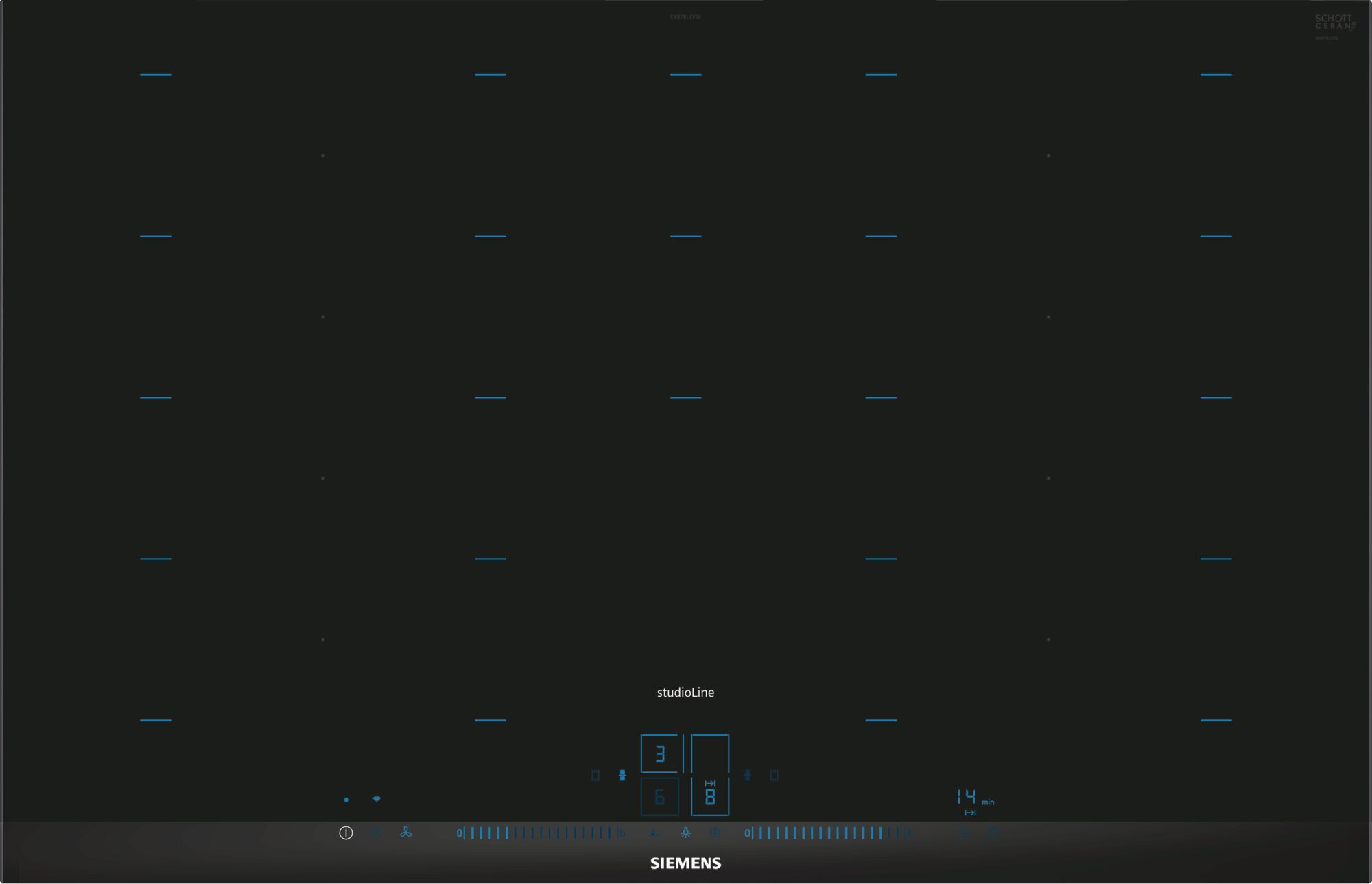 Siemens EX878LYV5E kookplaat afbeelding 1