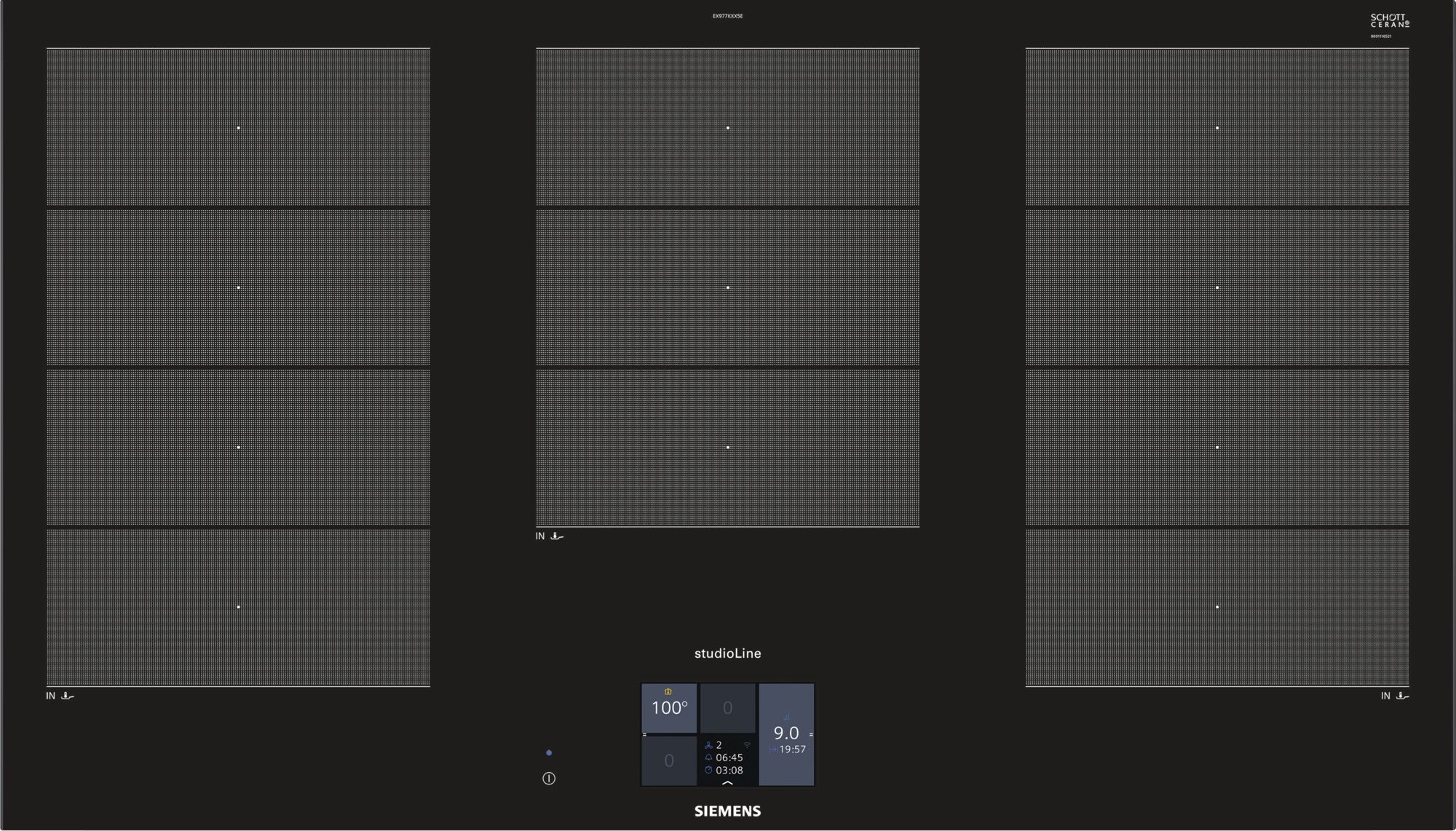 Siemens EX977KXX5E kookplaat afbeelding 1