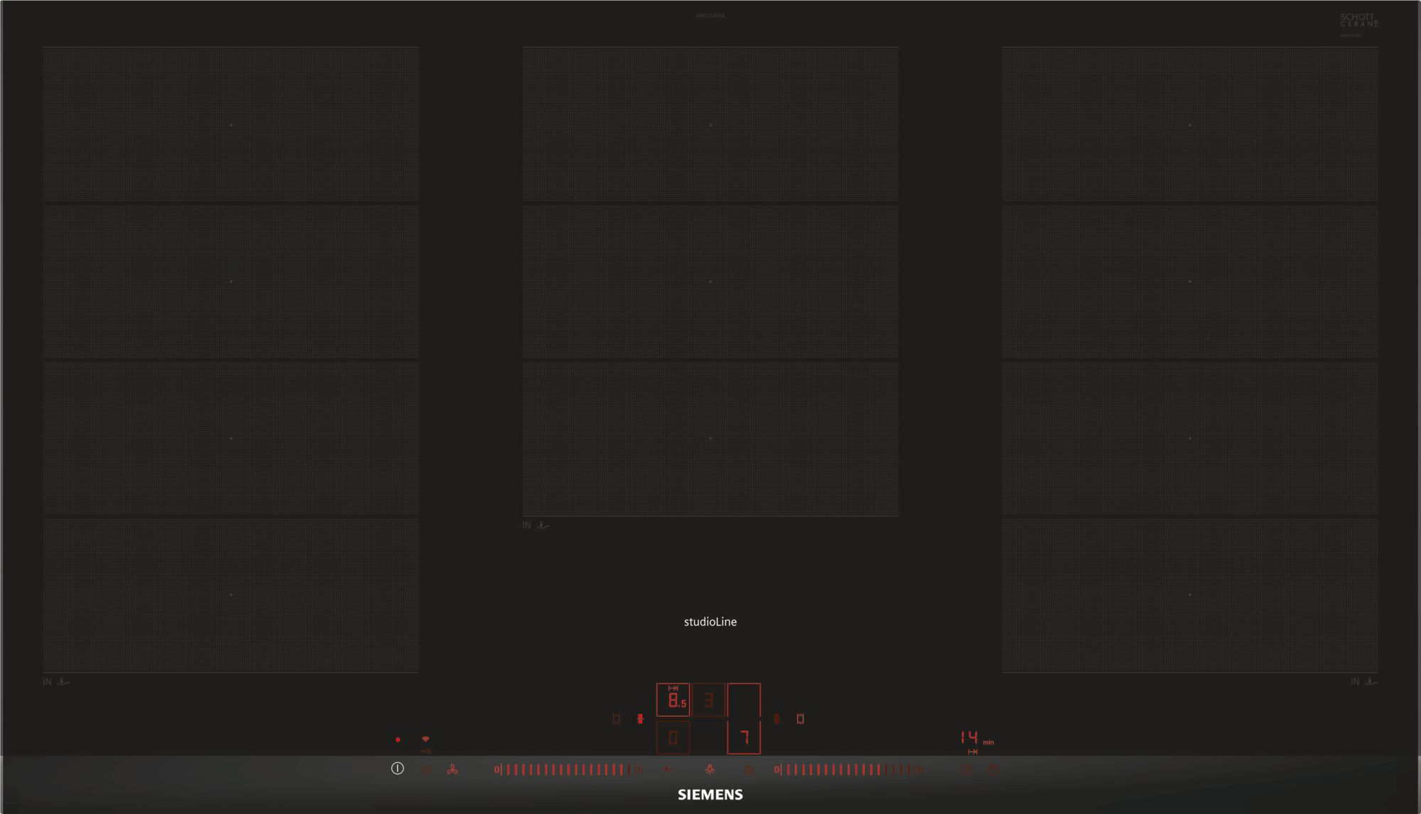 Siemens EX977LXV5E kookplaat afbeelding 1