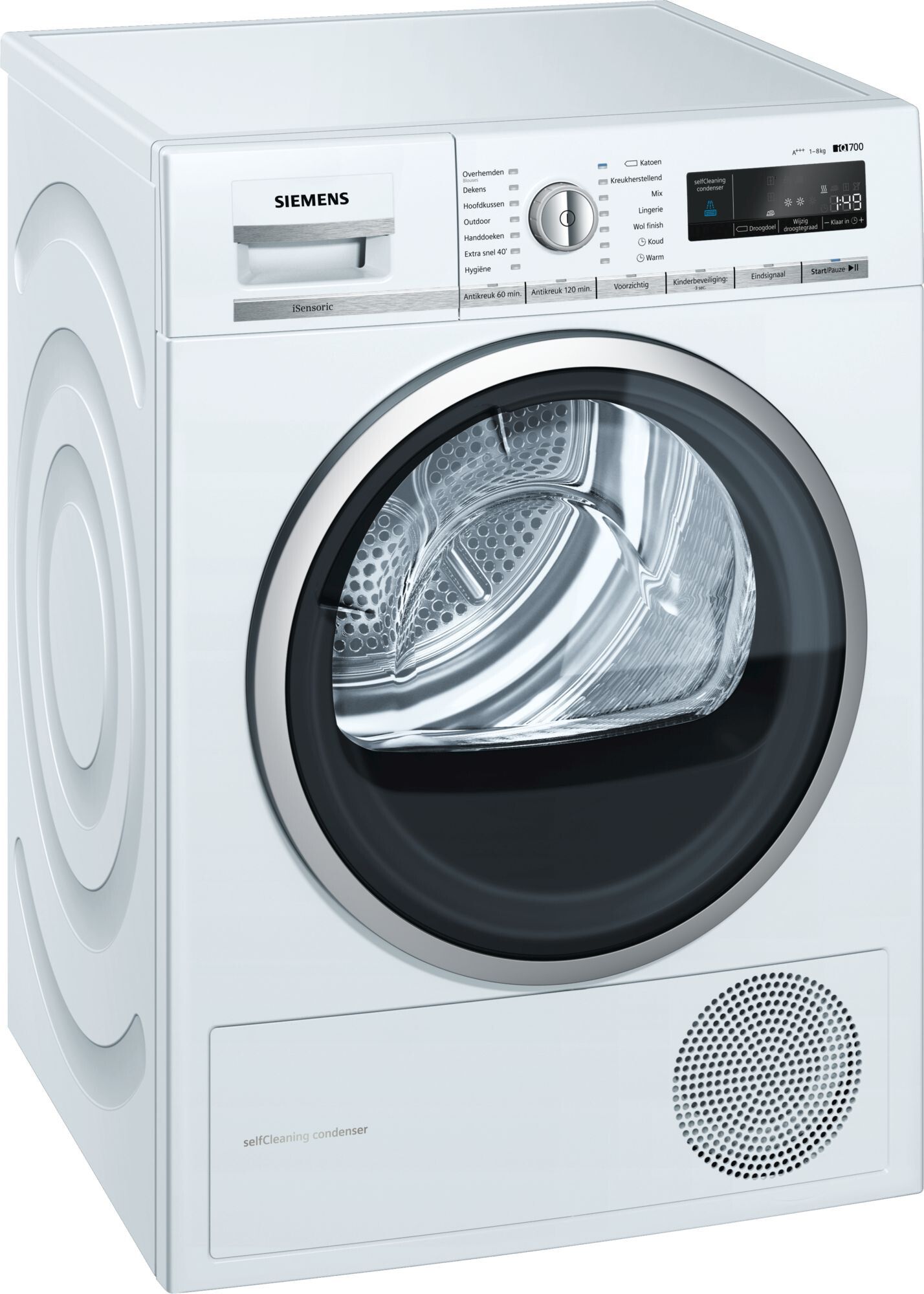 Siemens WT47W5E7NL wasdroger afbeelding 1