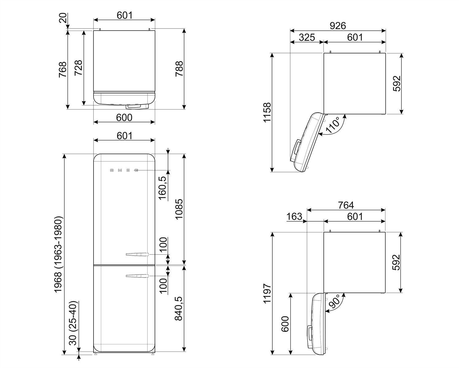 Smeg FAB32LBL5 foto 2