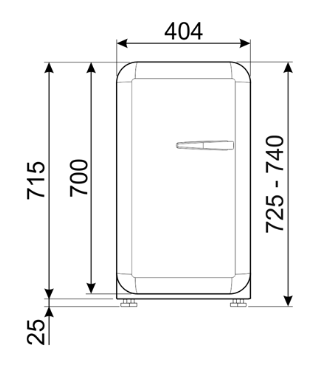 FAB5LPG6 Smeg afbeelding 2