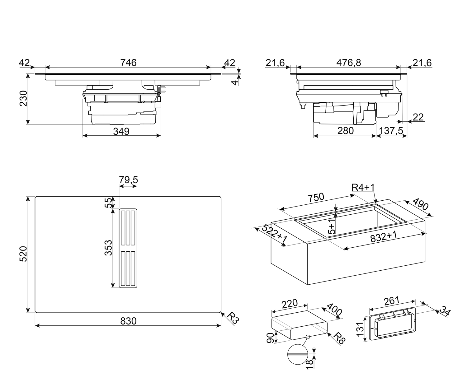 HOBD682D2 Smeg afbeelding 2