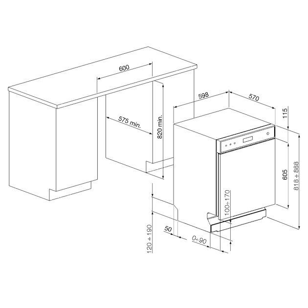 LSP292DX Smeg afbeelding 2
