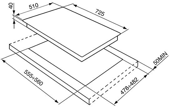 P272XGHNLK Smeg afbeelding 2