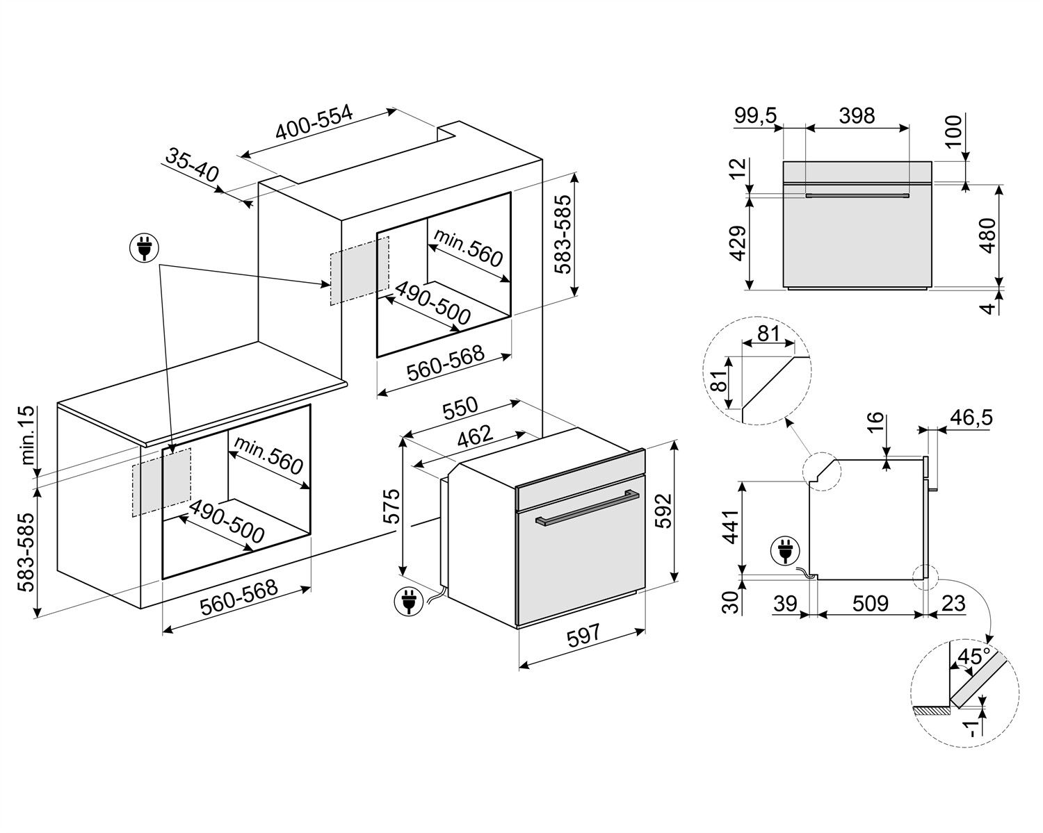 SFP6401TB Smeg afbeelding 2