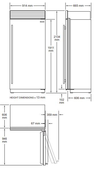 ICBCL3650RIDSPR SubZero afbeelding 2