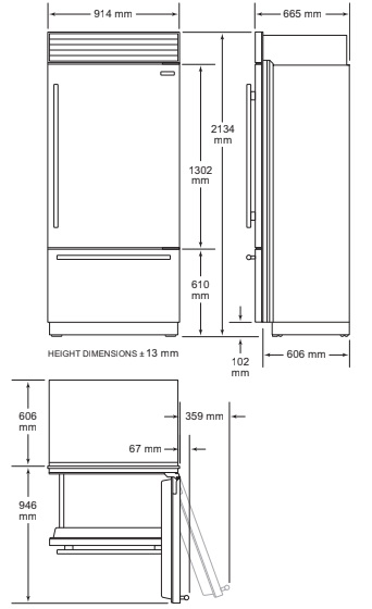 ICBCL3650UIDSPL SubZero afbeelding 2