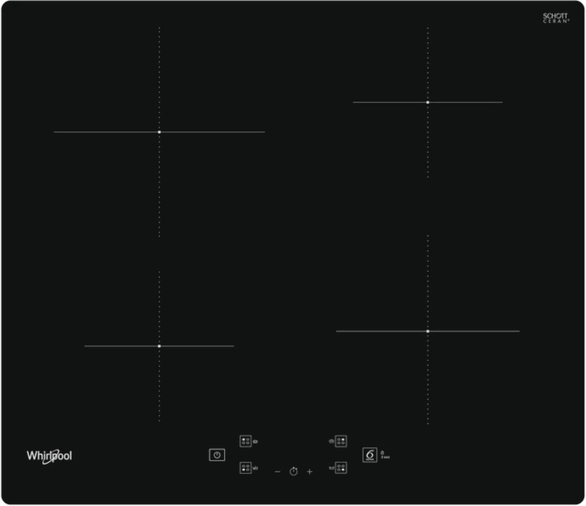 Whirlpool WSQ2160NE kookplaat afbeelding 1
