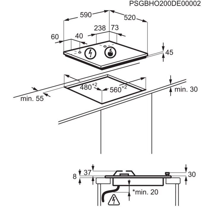 ZGO68410BA Zanussi afbeelding 2